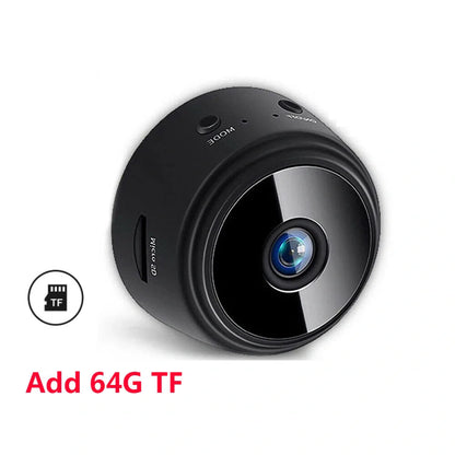 A9 Magnetic Suction Security Camera with HD and infrared night vision features