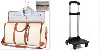 Versatile travel duffel bag for women with waterproof and foldable design, available in various color options