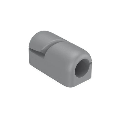 Premium silicone cable clips in various colours for organising and managing cables on desks, entertainment units, and other surfaces