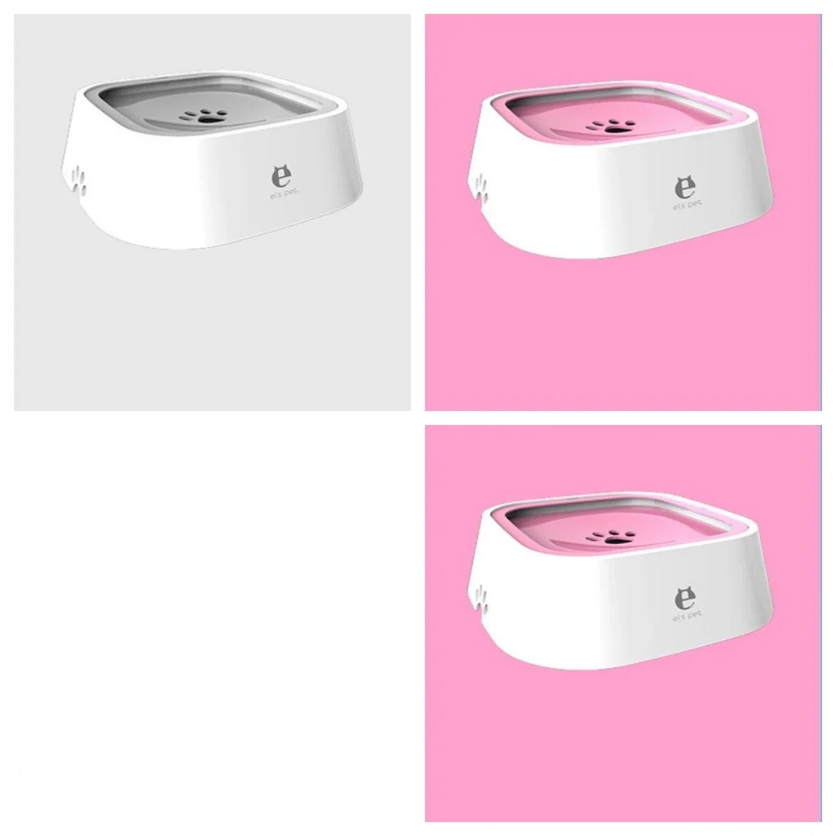 Spill-Proof Floating Pet Water Bowl with Slow Water Intake, Premium ABS & PP Construction, Available in Various Colors and Quantities