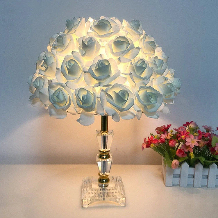 Wedding Decoration Lamp with roses flower light design for romantic home ambience