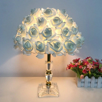 Wedding Decoration Lamp with roses flower light design for romantic home ambience