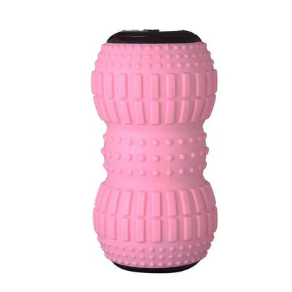 USB Charging Electric Yoga Ball in blue and pink for muscle relaxation