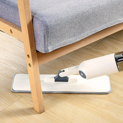 Premium Microfiber Mop Set with 360-degree design and built-in wringer for effortless floor cleaning