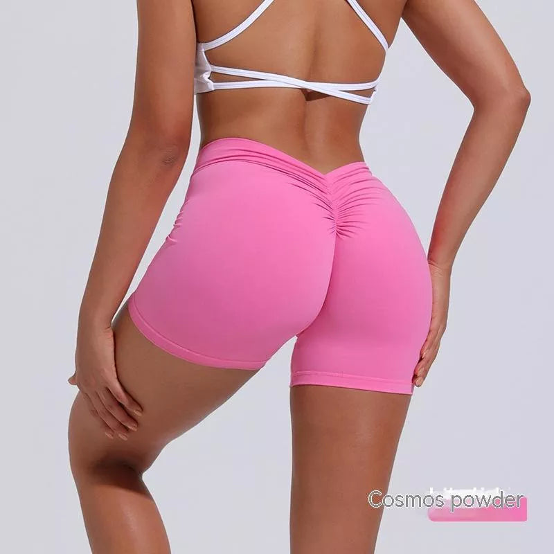 Women's nylon tight shorts for training and running in various colours