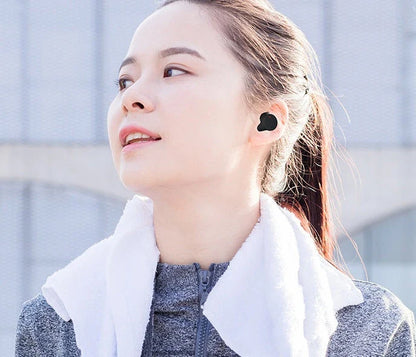Wireless Bluetooth earbuds with dual drivers, touchpad controls, and waterproof design for an immersive audio experience