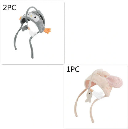 Adjustable head wearing feather funny cat stick toy for indoor play