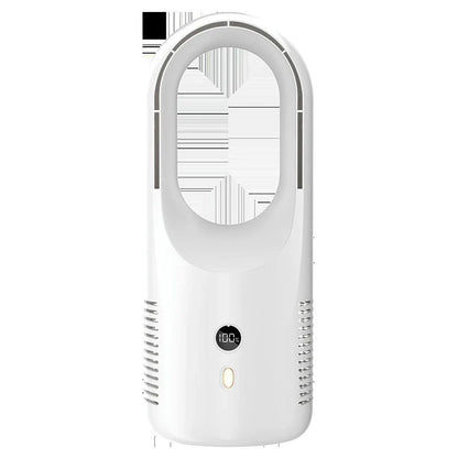 Powerful bladeless fan with sleek design and quiet operation for efficient cooling