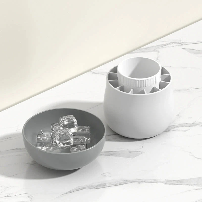 Silicone mushroom-shaped ice cup mold for easy ice making and demoulding