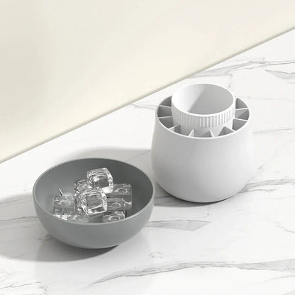 Silicone mushroom-shaped ice cup mold for easy ice making and demoulding
