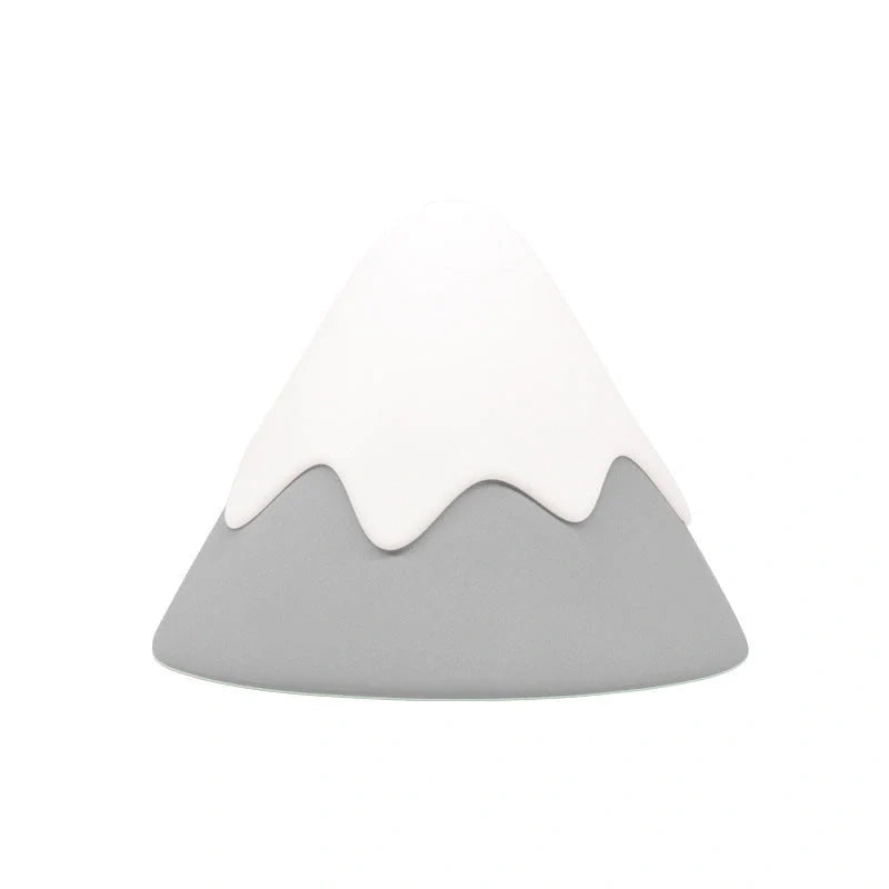 Snow Mountain Induction Night Light with warm white LEDs and compact design