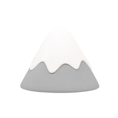 Snow Mountain Induction Night Light with warm white LEDs and compact design