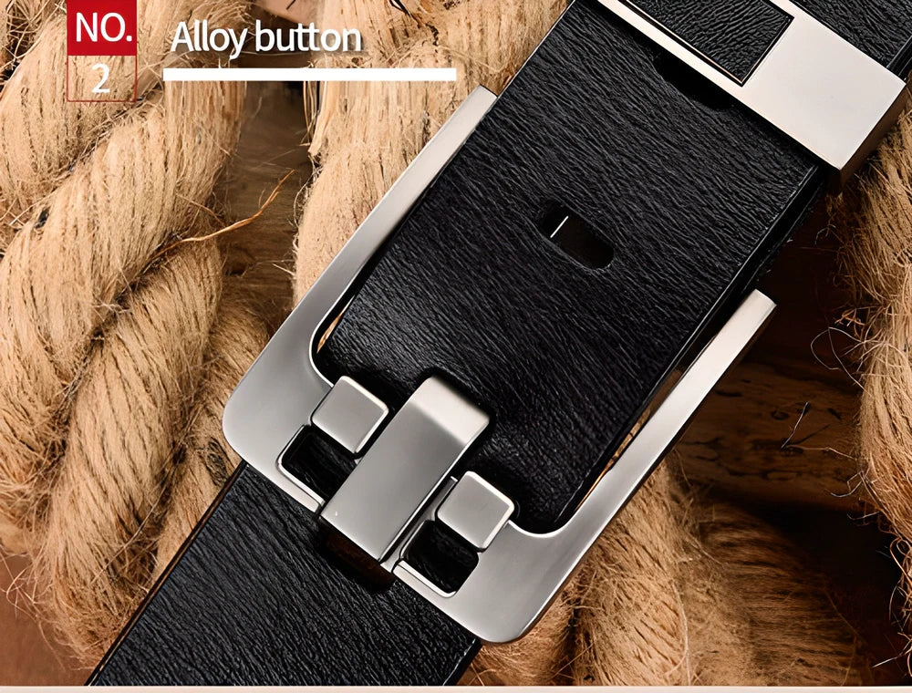 DWTS Luxury Genuine Leather Belt for Men in Brown and Black colours with adjustable sizing