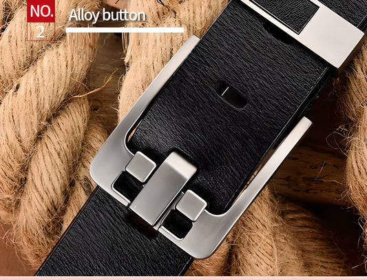 DWTS Luxury Genuine Leather Belt for Men in Brown and Black colours with adjustable sizing