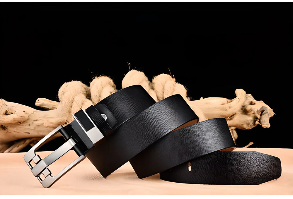 DWTS Luxury Genuine Leather Belt for Men in Brown and Black colours with adjustable sizing