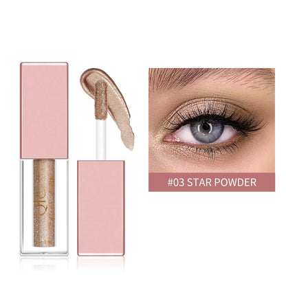 Liquid Eyeshadow with Diamond Pearlescent Finish in various colors