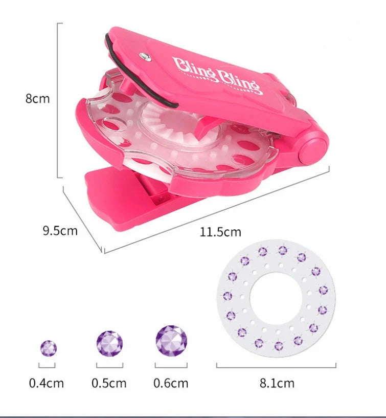 Bling Drilling Rig Modelling Tool with gems for creative children's play