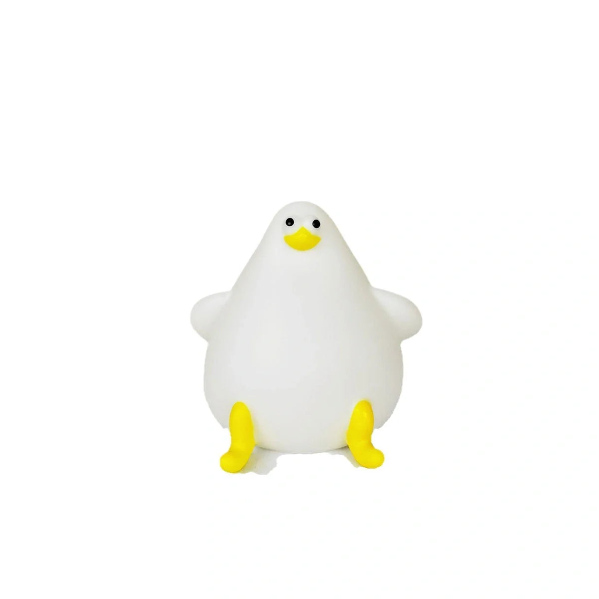 Adorable silicone seagull night light with USB charging for kids' rooms
