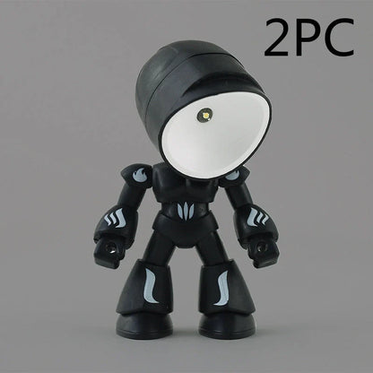Mini LED Hero Robot Table Lamp with adjustable arms and 360° rotating head