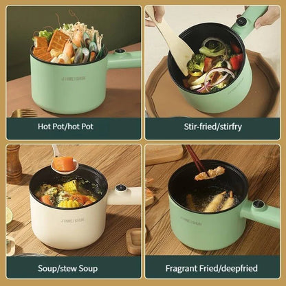 Versatile Mini Electric Cooker for Home and Dorm - Compact, Efficient, and Easy to Use