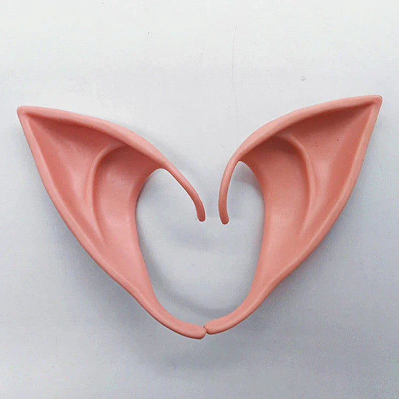 Elf ears in various colours and sizes, made from high-quality, non-toxic latex for a comfortable and realistic Halloween costume accessory