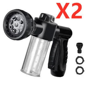 A premium high-pressure automotive foam sprayer with adjustable 8-in-1 spray settings for efficient car washing, garden maintenance, and household cleaning