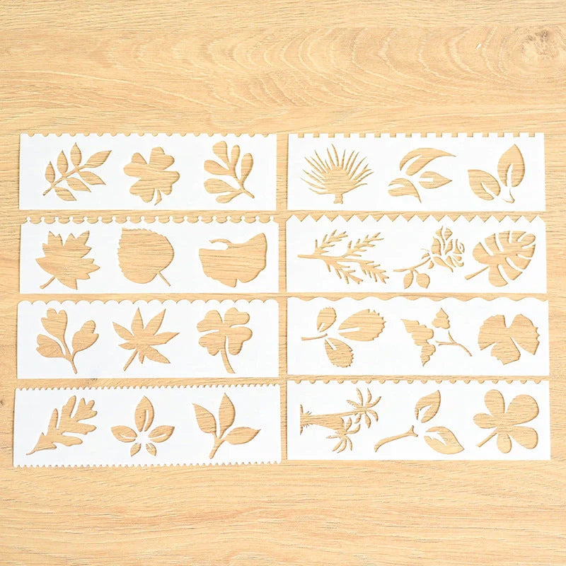 Multifunctional hollow painting template for creative art projects