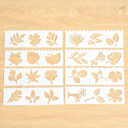 Multifunctional hollow painting template for creative art projects