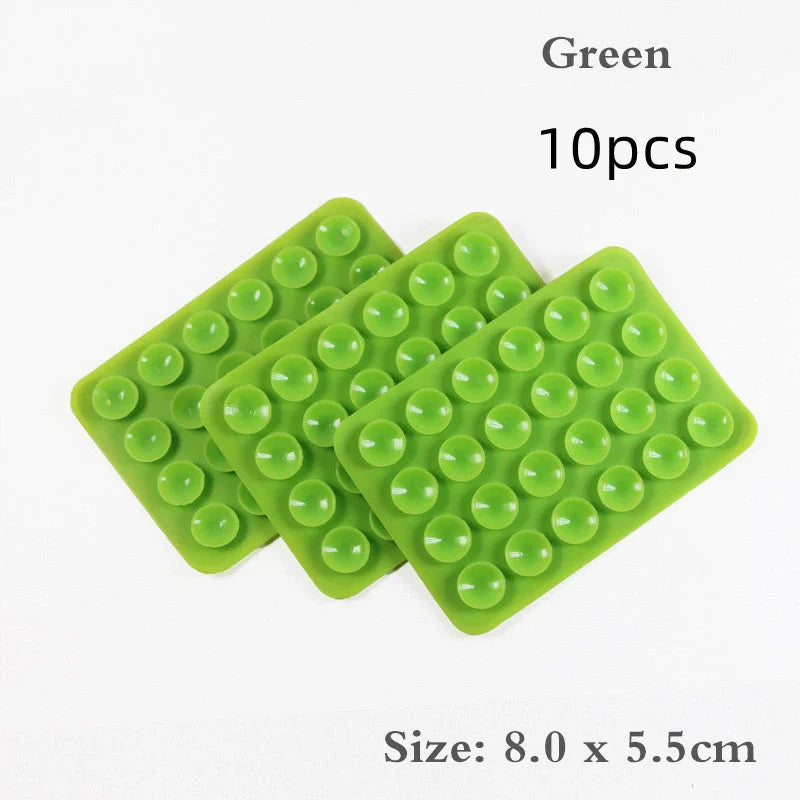 24 Grain Square Silicone Suction Cup for mobile phone and charging bank