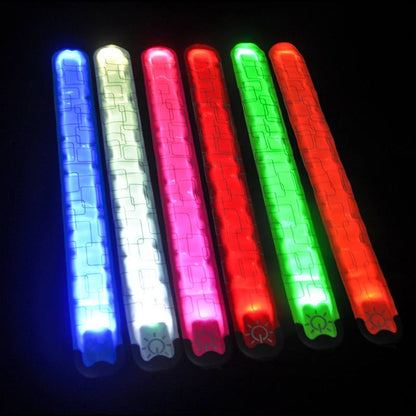 Rechargeable Nylon LED Sports Bracelet for night safety with bright illumination