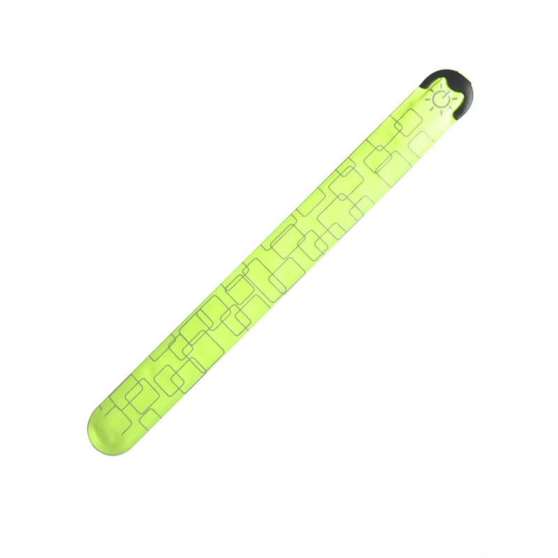 Rechargeable Nylon LED Sports Bracelet for night safety with bright illumination