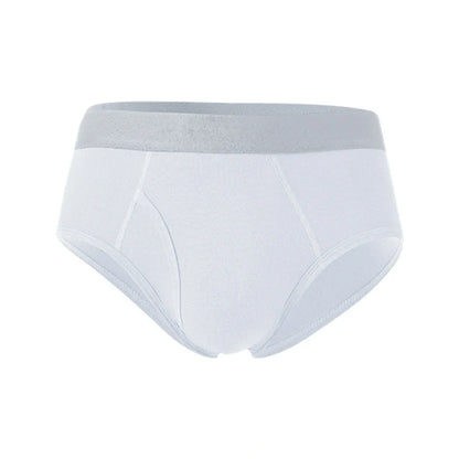 Men's summer cotton triangle pants in black, dark grey, and white