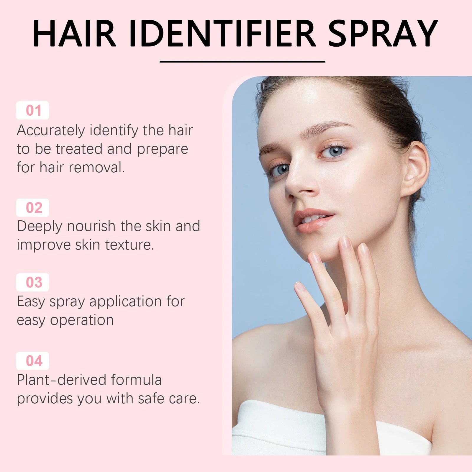 Dermaplaning Facial Hair Remover Spray - Moisturizing Set for Smooth, Radiant Skin