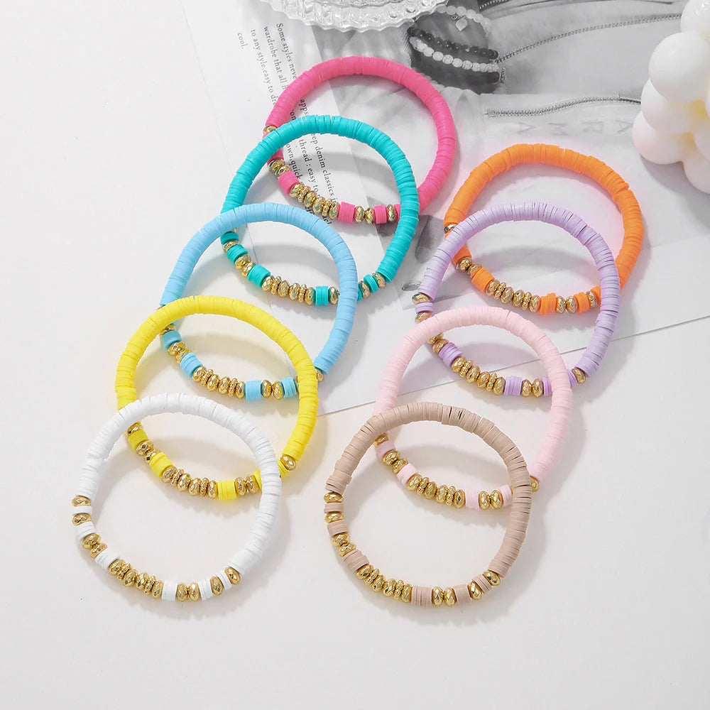 Stylish Bohemian 9 Bracelets Set for summer beach outings and festivals