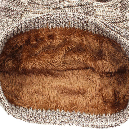 Unisex wool knitted beanie in various colours for winter warmth