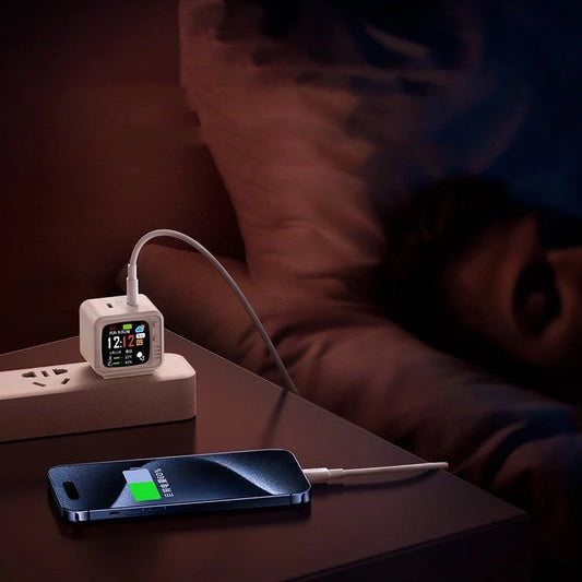 High-Power Type-C Fast Charging Plug in sleek white and black designs
