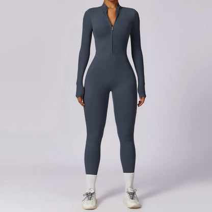 Premium seamless sports jumpsuit for women in various colours and sizes
