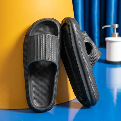 Women's premium EVA slippers in various colors and sizes, featuring soft, cushioned soles and durable non-slip design.
