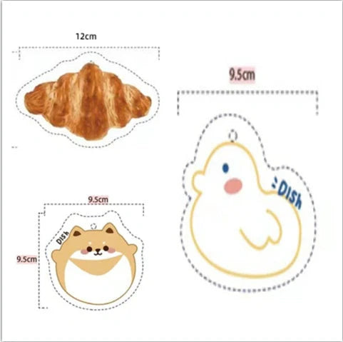 Bamboo fibre cartoon dish towel with various fun designs for kitchen use