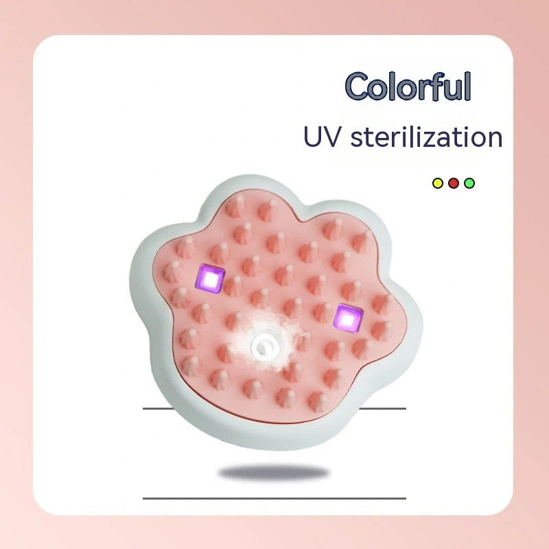 Pet Steam Hair Removal Comb with UV sterilisation and massage function
