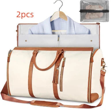 Versatile travel duffel bag for women with waterproof and foldable design, available in various color options