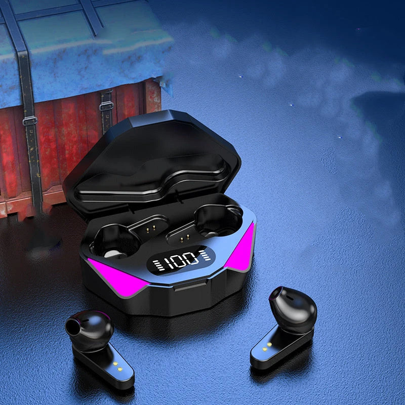 Premium wireless gaming headphones with noise cancellation and Bluetooth connectivity for immersive audio and clear team communication