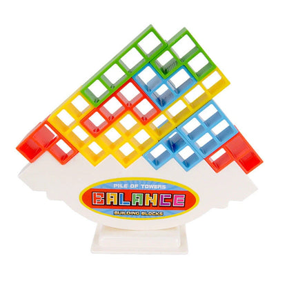 Balance Stacking Board Games for kids and adults, educational toy with plastic blocks