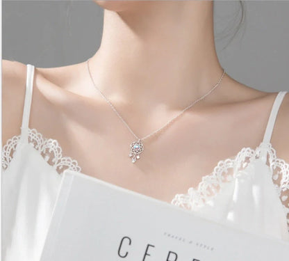 Elegant Alloy Dream Catcher Pendant for Women with unique bohemian design