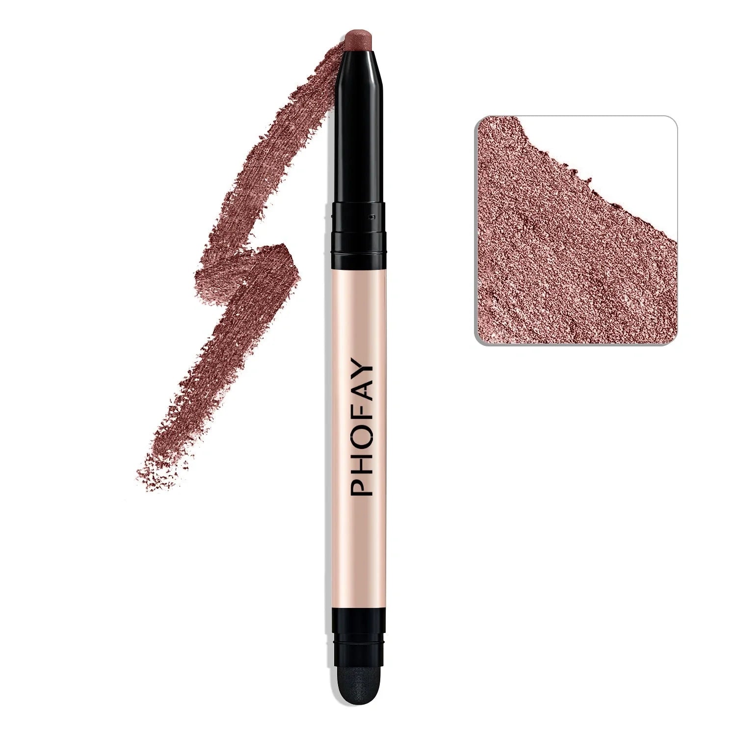 PHOFAY Eyeshadow Stick with built-in smudger in various colors