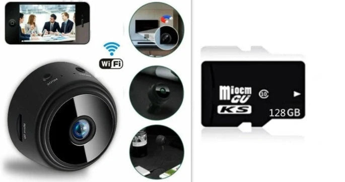 A9 Magnetic Suction Security Camera with HD and infrared night vision features