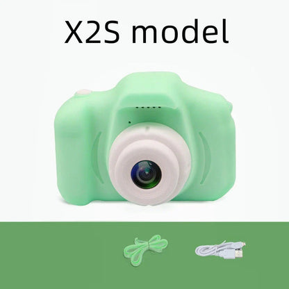 A colorful, cartoon-inspired digital camera for kids with fun filters and high-quality features