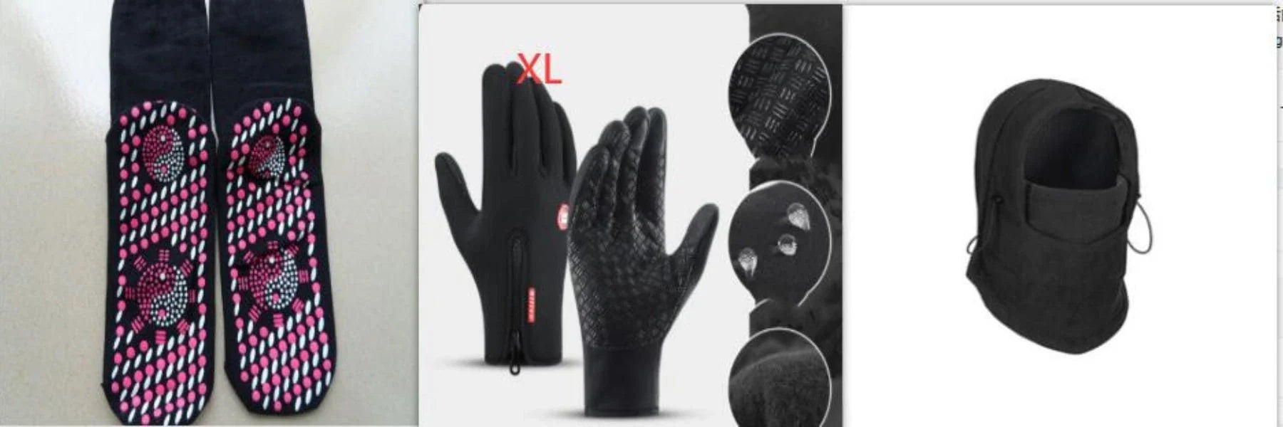 Versatile outdoor winter headwear with a warm fleece hat, face mask, and neck scarf for cold weather protection