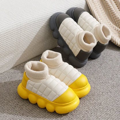 Stylish and cosy cotton insulated snow boots for men, available in a range of fashionable colours with a durable non-slip sole