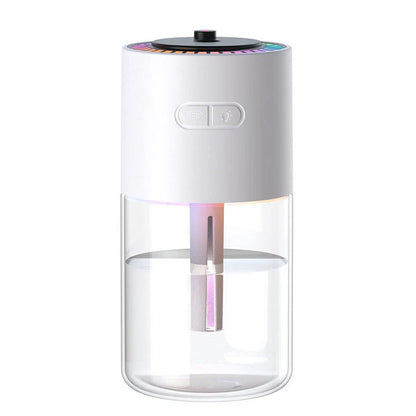 Stylish starry sky projection humidifier with LED light, creating a dreamy atmosphere while effectively enhancing indoor air quality